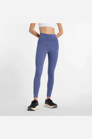 New Balance Kvinnor NB Harmony High Rise Legging 25" i Blue Poly sticka