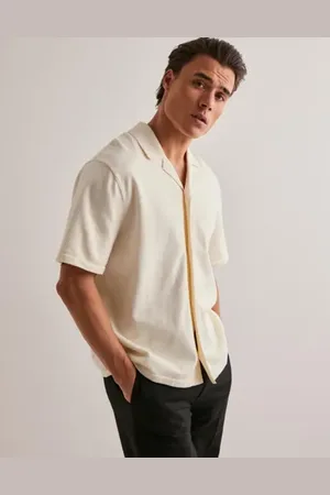 Les Deux Geoffroy SS Knit Shirt Kortärmade skjortor