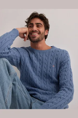 GANT Cotton Cable C-Neck Stickade tröjor