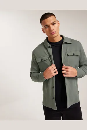 Only & Sons Onsnewkodyl Overshirt Sweat Noos Blå skjortor