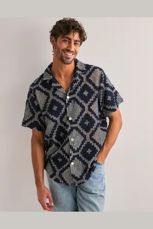 Oas Cuba Crochet Shirt Kortärmade skjortor