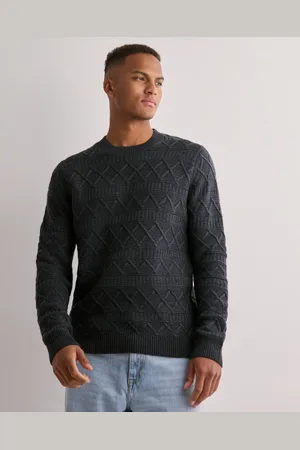 Only & Sons Onswade Reg 5 Struc Crew Neck Knit Stickade tröjor