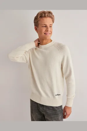 Les Deux Brad Roundneck Knit Stickade tröjor