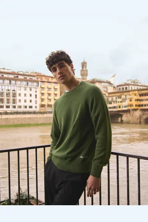 Les Deux Brad Roundneck Knit Stickade tröjor
