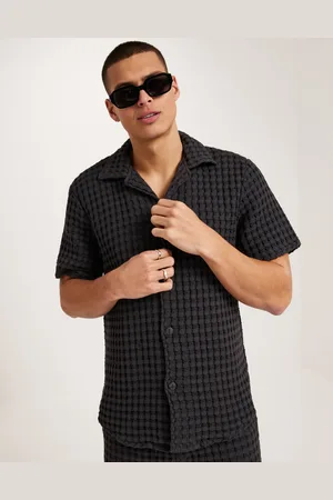 Oas Cuba Waffle Shirt Gröna skjortor