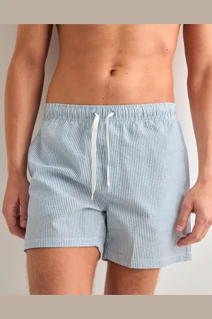 Only & Sons Onsted Stripe Seersucker Swim Noos Badbyxor