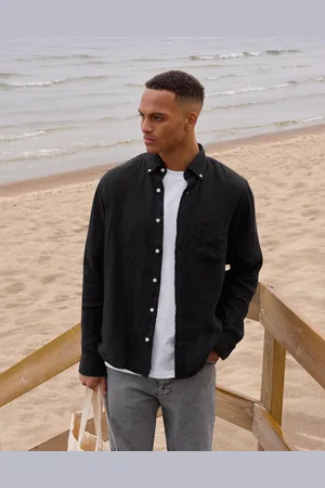 GANT Reg Gmnt Dyed Linen Shirt Linneskjortor