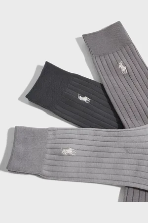 Ralph Lauren Egyptian 3PK-Crew Sock-3 Pack Strumpor