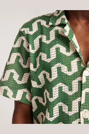 Oas Cuba Net Shirt Kortärmade skjortor