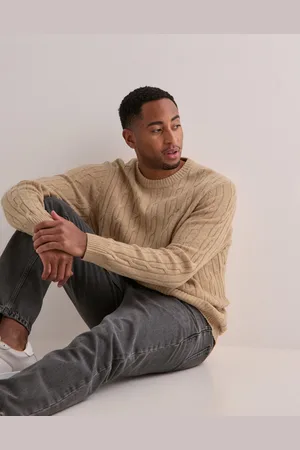 GANT Lambswool Cable C-Neck Stickade tröjor