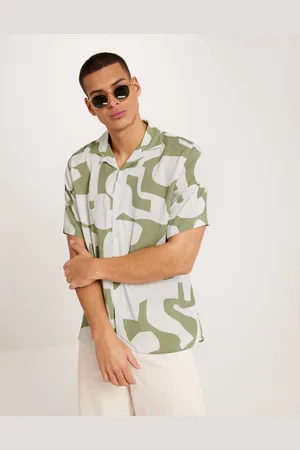 Oas Sage Puzzlotec Viscose Shirt Vardagsskjortor