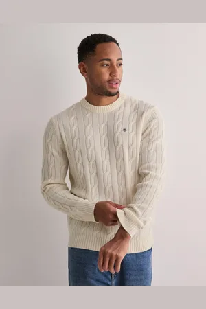 GANT Lambswool Cable C-Neck Stickade tröjor