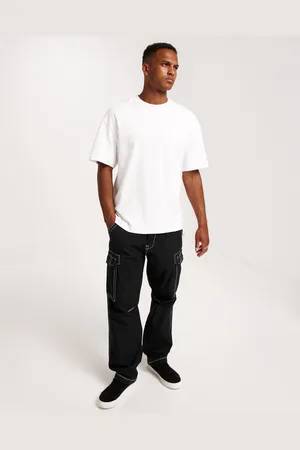 True Religion Cargo Pants Big T Cargobyxor