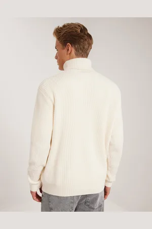 Les Deux Eddie Wool Rib Rollneck Knit Stickade tröjor