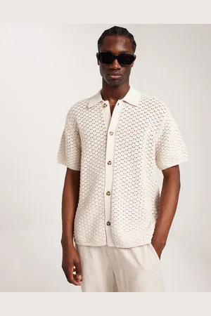 Les Deux Gideon Knit Shirt Kortärmade skjortor