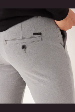 JACK & JONES Jjimarco Jjconnor Akm 909 Grey Mel Kostymbyxor