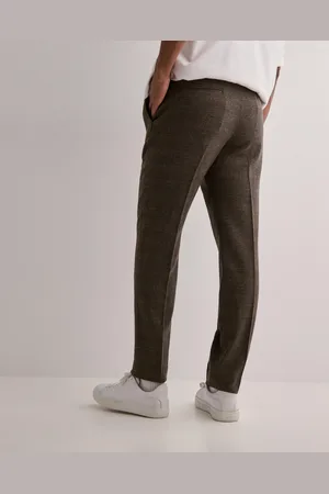 SELECTED Slhslim-Reed Wool Trs Noos Kostymbyxor