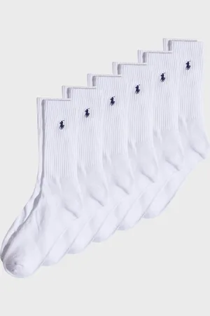 Ralph Lauren Cotton-Blend Sock 6-Pack Strumpor