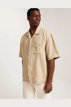 GANT Rel Gmnt Dyed Linen Ss Shirt Kortärmade skjortor