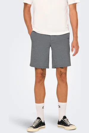 Only & Sons Onsmark Medelhög Midja Normal Passform Shorts