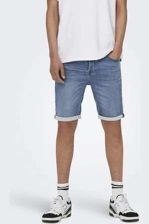 Only & Sons Onsply Medelhög Midja Slim Fit Shorts