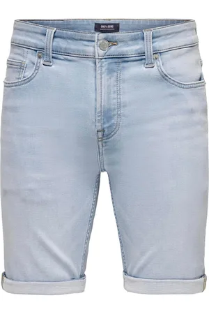 Only & Sons Onsply Medelhög Midja Normal Passform Shorts