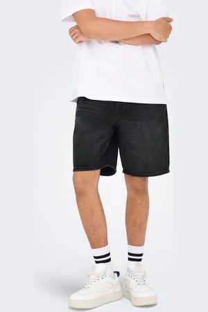 Only & Sons Onsedge Medelhög Midja Rak Passform Shorts