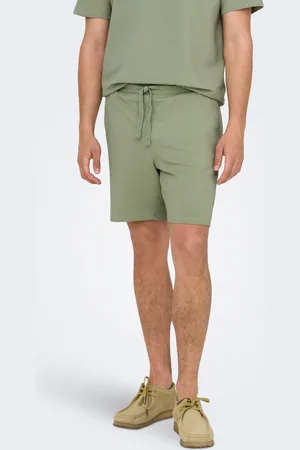 Only & Sons Onskian Medelhög Midja Normal Passform Shorts