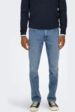 Only & Sons Onsloom Låg Midja Normal Passform Jeans