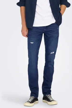 Only & Sons Onsloom Medelhög Midja Slim Fit Jeans