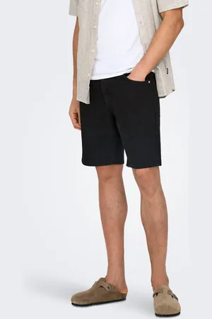 Only & Sons Onsedge Medelhög Midja Normal Passform Shorts