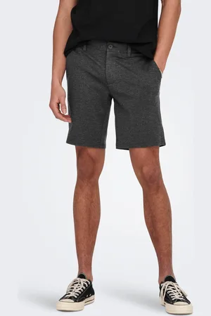 Only & Sons Onsmark Medelhög Midja Normal Passform Shorts