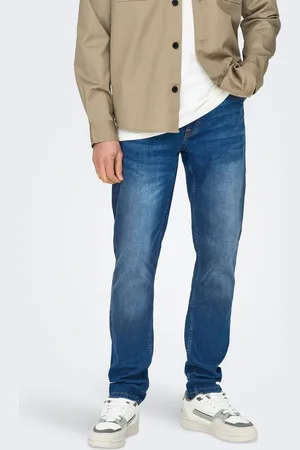 Only & Sons Onsloom Medelhög Midja Slim Fit Jeans
