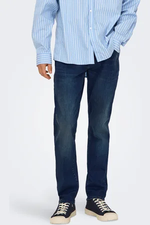 Only & Sons Onsweft Medelhög Midja Normal Passform Jeans