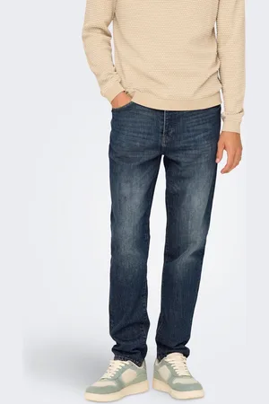 Only & Sons Onsyoke Medelhög Midja Comfort Fit Jeans