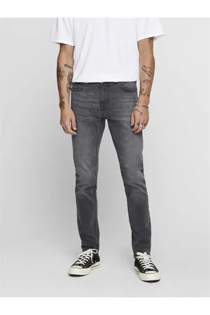 Only & Sons Onswarp Låg Midja Skinny Fit Jeans