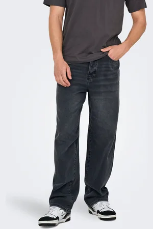 Only & Sons Onsfade Hög Midja Lös Passform Jeans