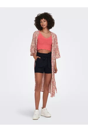 ONLY Kvinna Kimonos - Lång 3/4-ärmad Kimono