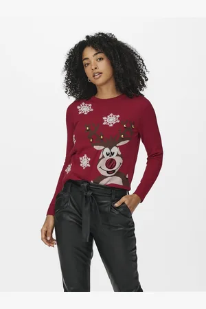 ONLY Onlxmas Stickad Tröja