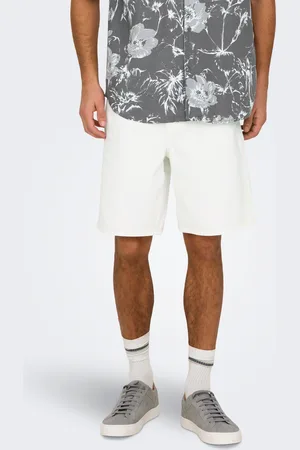Only & Sons Onsfade Medelhög Midja Lös Passform Shorts