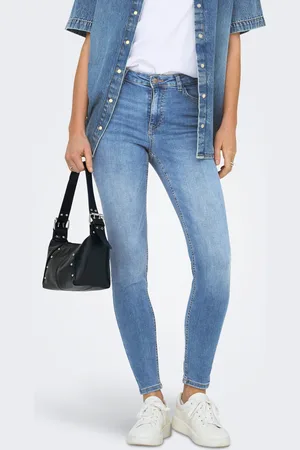 ONLY Jdyfina Medelhög Midja Skinny Fit Jeans
