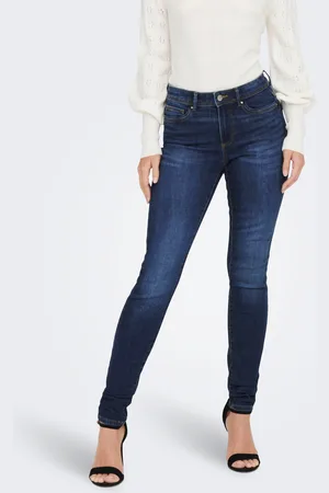 ONLY Onlwauw Medelhög Midja Skinny Fit Jeans