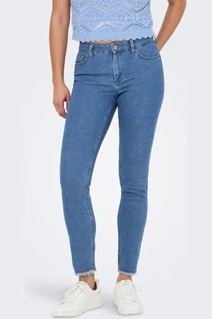 ONLY Onlhush Medelhög Midja Skinny Fit Jeans