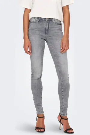 ONLY Onlpower Medelhög Midja Skinny Fit Jeans