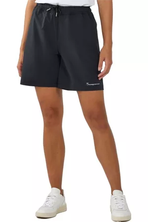 Knowledge Cotton Apparal Women's Stretch Ribstop Elastic Waist Shorts