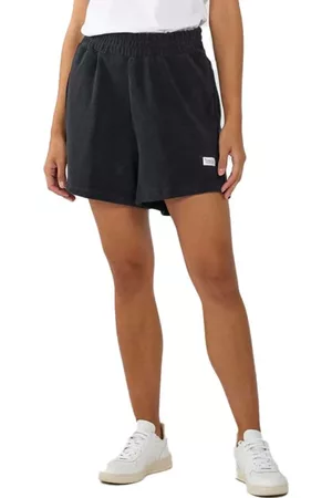 Knowledge Cotton Apparal Women's Terry Elastic Waist Shorts