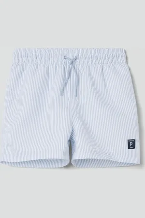 Polarn O. Pyret Badshorts randiga