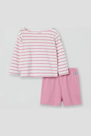 Polarn O. Pyret Set med tröja och shorts randigt