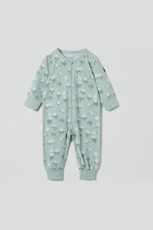 Polarn O. Pyret Pyjamasoverall blommor