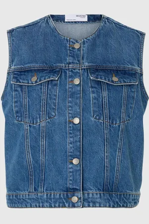 SELECTED Beskurna Jeansväst